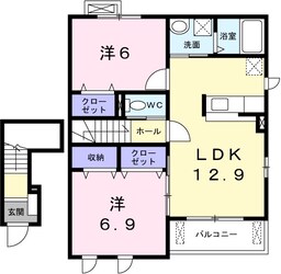 フレスクーラ苫編の物件間取画像